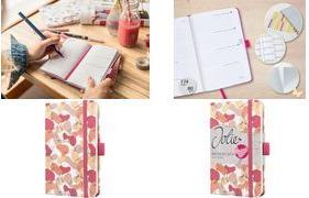 Sigel Buchkalender Jolie 2025 Spring Linear Leaves (J5358)