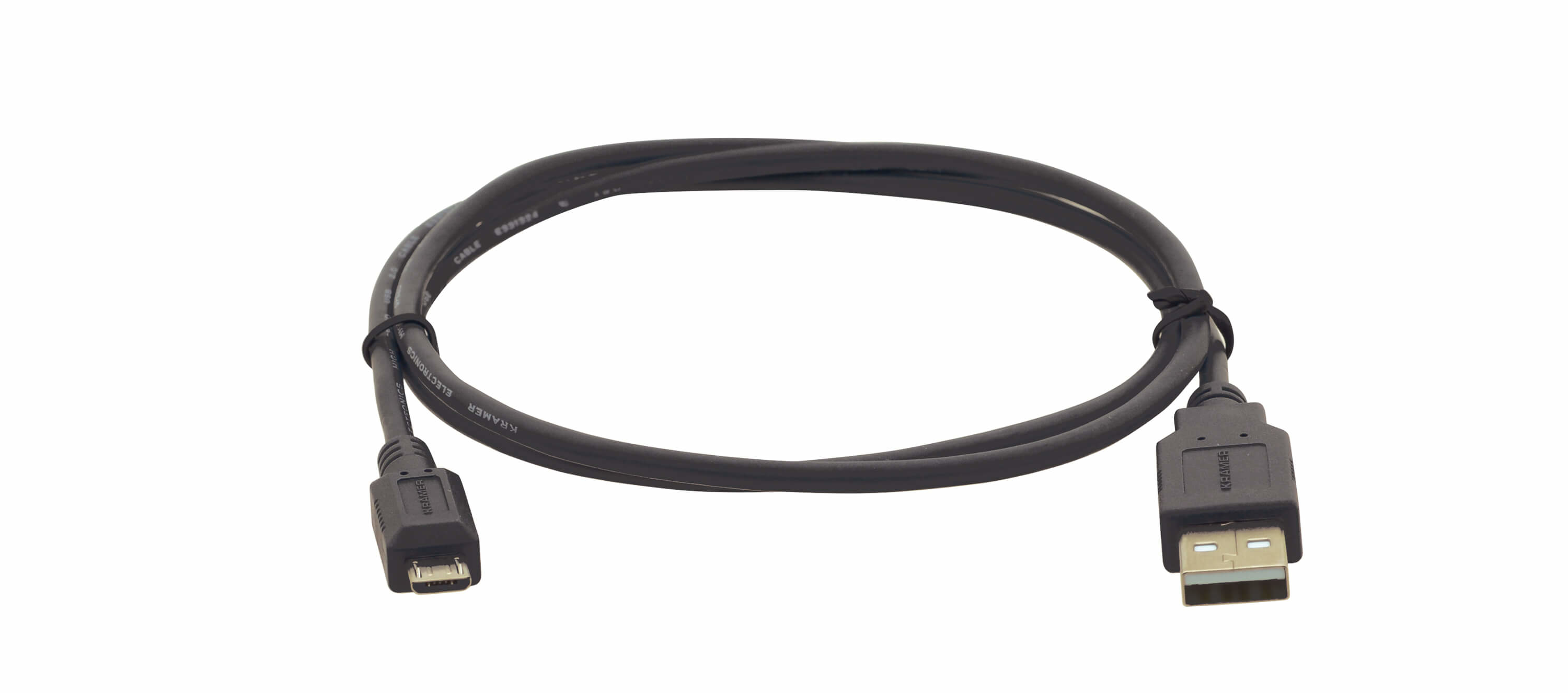 Kramer C-USB/MicroB-3 USB 2.0 Kabel USB-A auf Micro-B 90 cm Grau