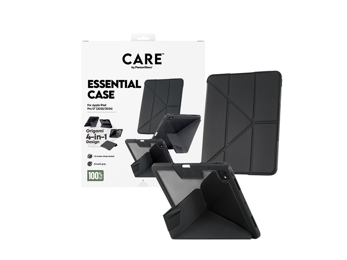 PanzerGlass CARE TPU Essential Case für iPad Pro 13" (2024-2025) Schwarz