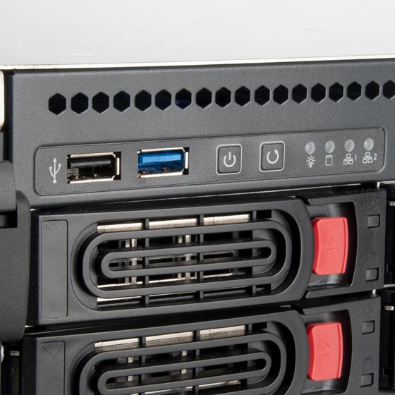 SilverStone RM43-320-RS 4U Systemschrank 20 Wechselschächte SATA/SAS Hot-Swap Schwarz