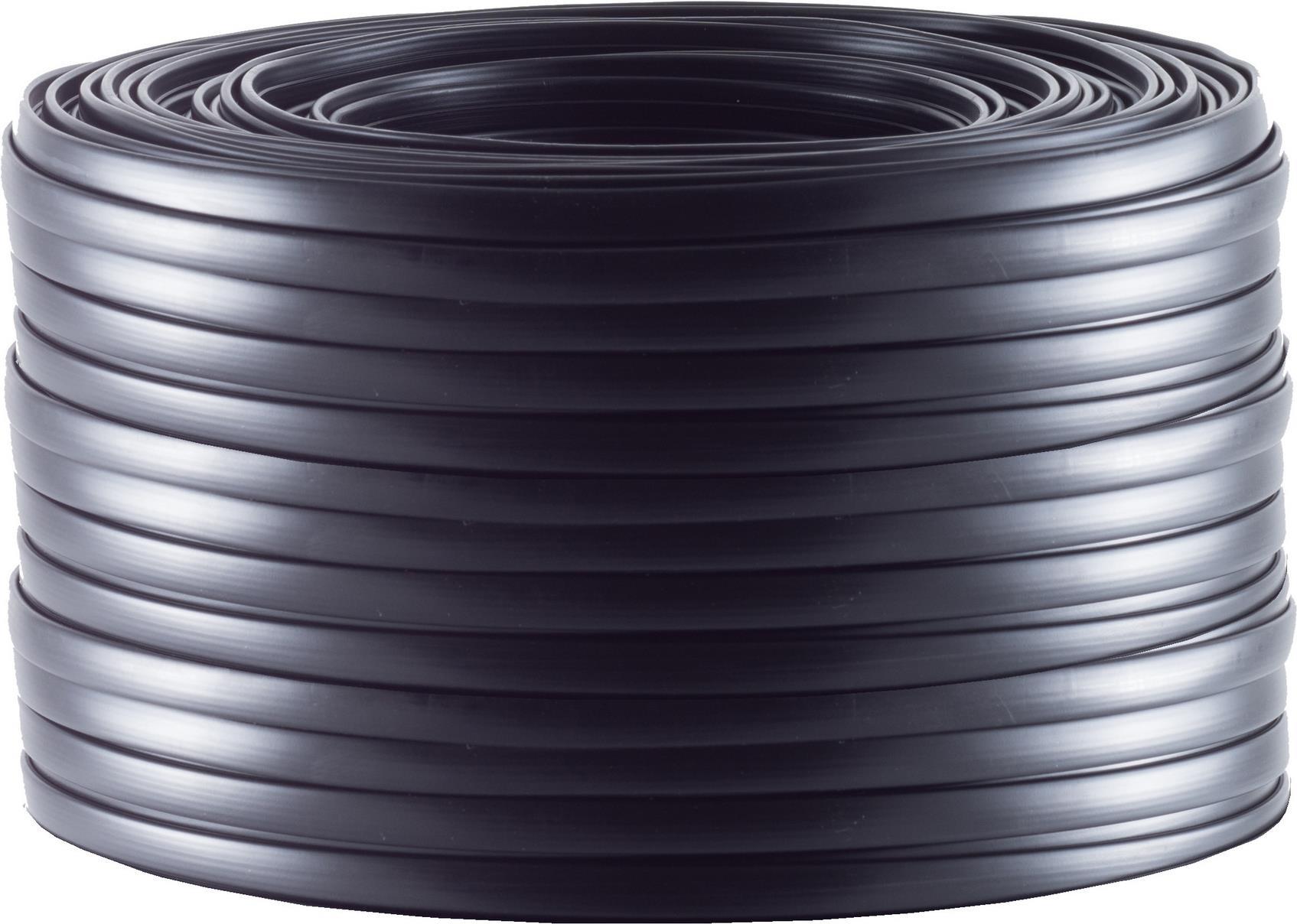 shiverpeaks BASIC-S Modular-Kabel, flach, schwarz, 100 m AWG 26, 8-adrig, ungeschirmt (BS76109)