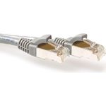 ACT Grey 30 meter LSZH SFTP CAT6A patch cable snagless with RJ45 connectors. Cat6a s/ftp lszh sng gy 30.00m (FB7030)
