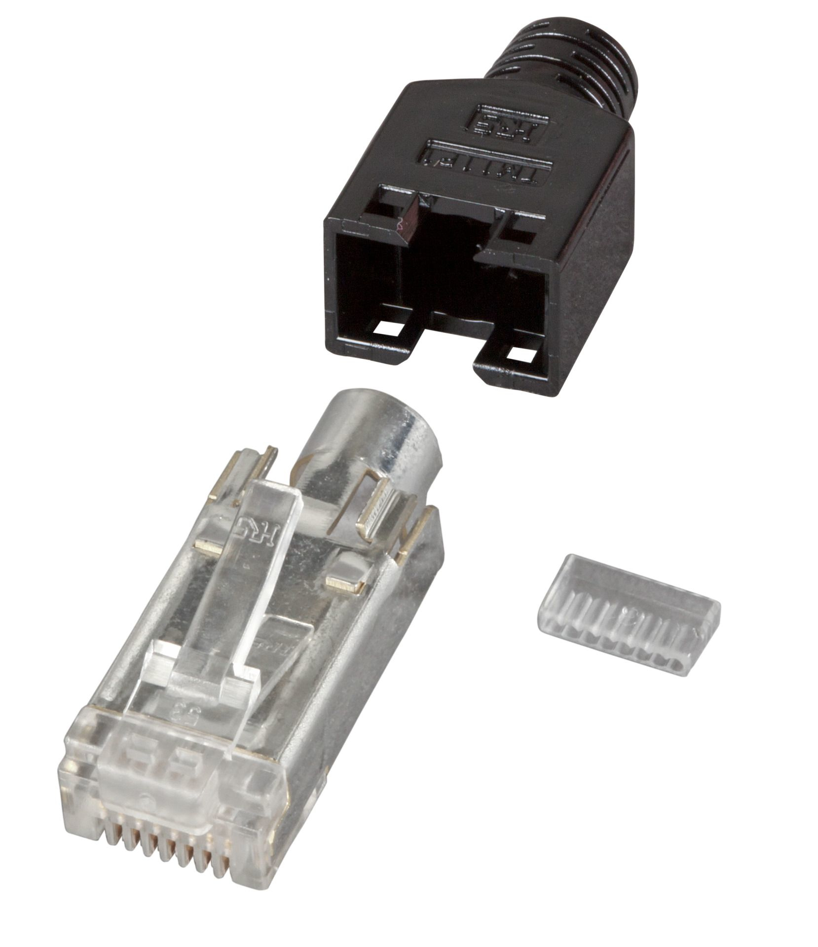 EFB-Elektronik Hirose TM11 RJ45 Stecker STP Cat.5e 100 Stück Schwarz