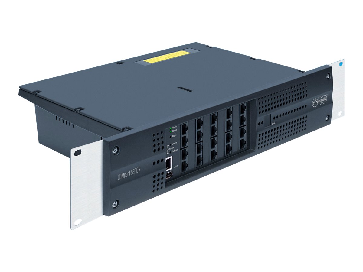 Auerswald COMpact 5200R IP-PBX Rack-montierbar Schwarz