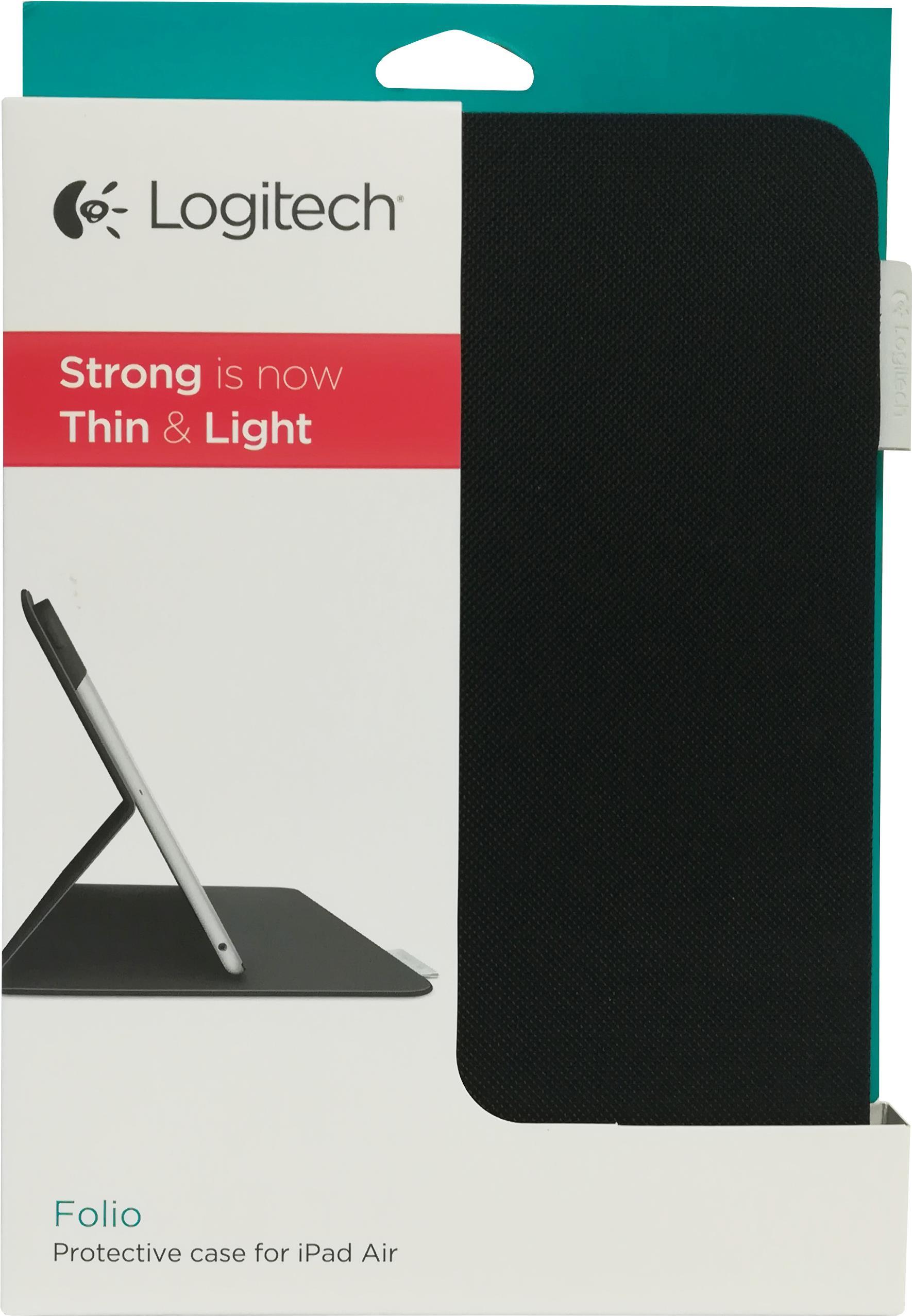 Logitech Folio Protective Case (für iPad Air in Carbon-Black) (99921189)