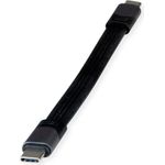 ROLINE 11.02.9078 USB Kabel 0,15 m USB 3.2 Gen 2x2 USB C Schwarz (11.02.9078)