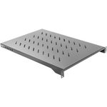 LANBERG FACH FÜR 19-ZOLL-SCHRÄNKE 1000MM (1HE, 483 X 750MM TRAGKRAFT BIS 15KG, 4-PUNKTBEFESTIGUNG) SCHWARZ RAL9004 (AK-1010-B)