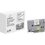 Schriftband Renkforce RF-LT-BTZe221 Kompatibel ersetzt Brother TZe-221 9 mm Bandfarbe: Weiß Schriftfarbe: Schwarz 8 m (RF-6027516)