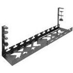 ACT Ausziehbare Kabelmanagement-Ablage AC8379 Klemmmontage 43-72 cm Schwarz