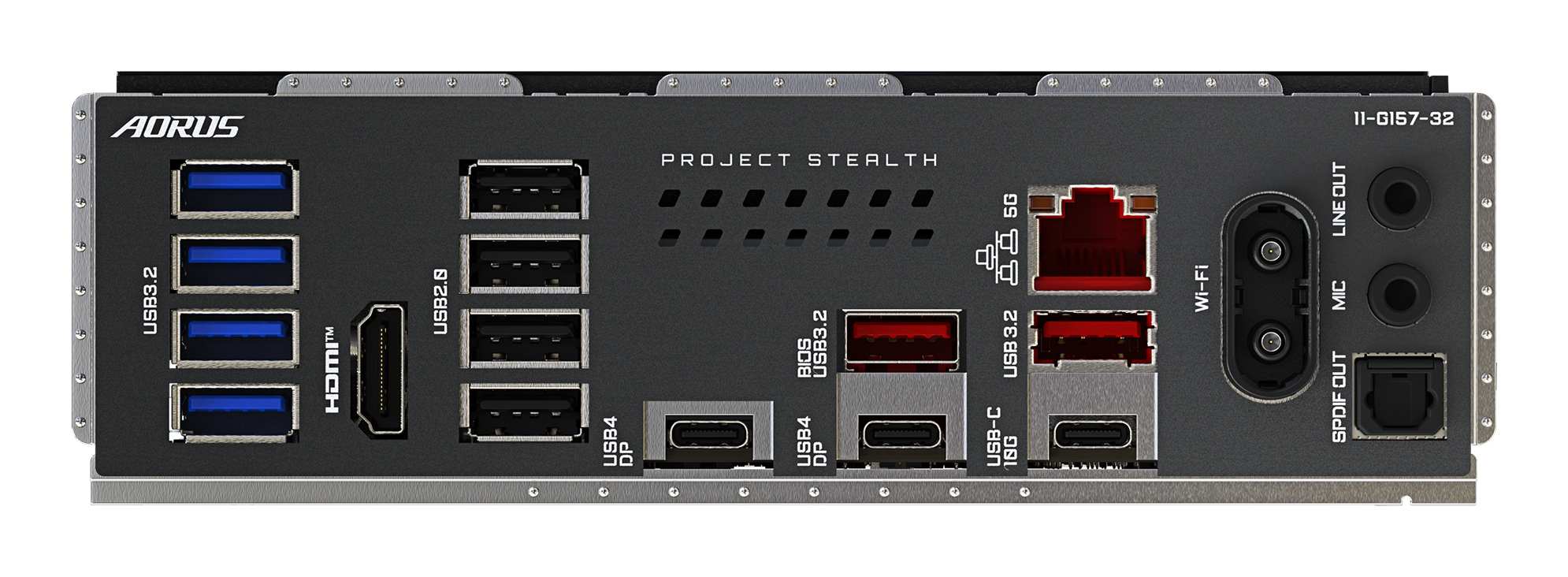 Gigabyte AORUS X870 STEALTH ATX Mainboard Schwarz
