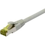 Patchkabel RJ45, CAT6A 500Mhz, 5m, grau, S-STP(S/FTP), TPE/LSZH(Ultraflex), AWG26, mitCat.7 Rohkabel, Synergy 21 (S217607)