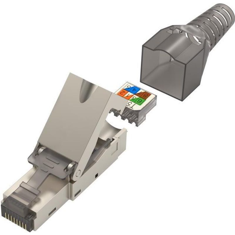 Hama Netzwerkstecker CAT-6a 10 Gbit/s geschirmt 00200773