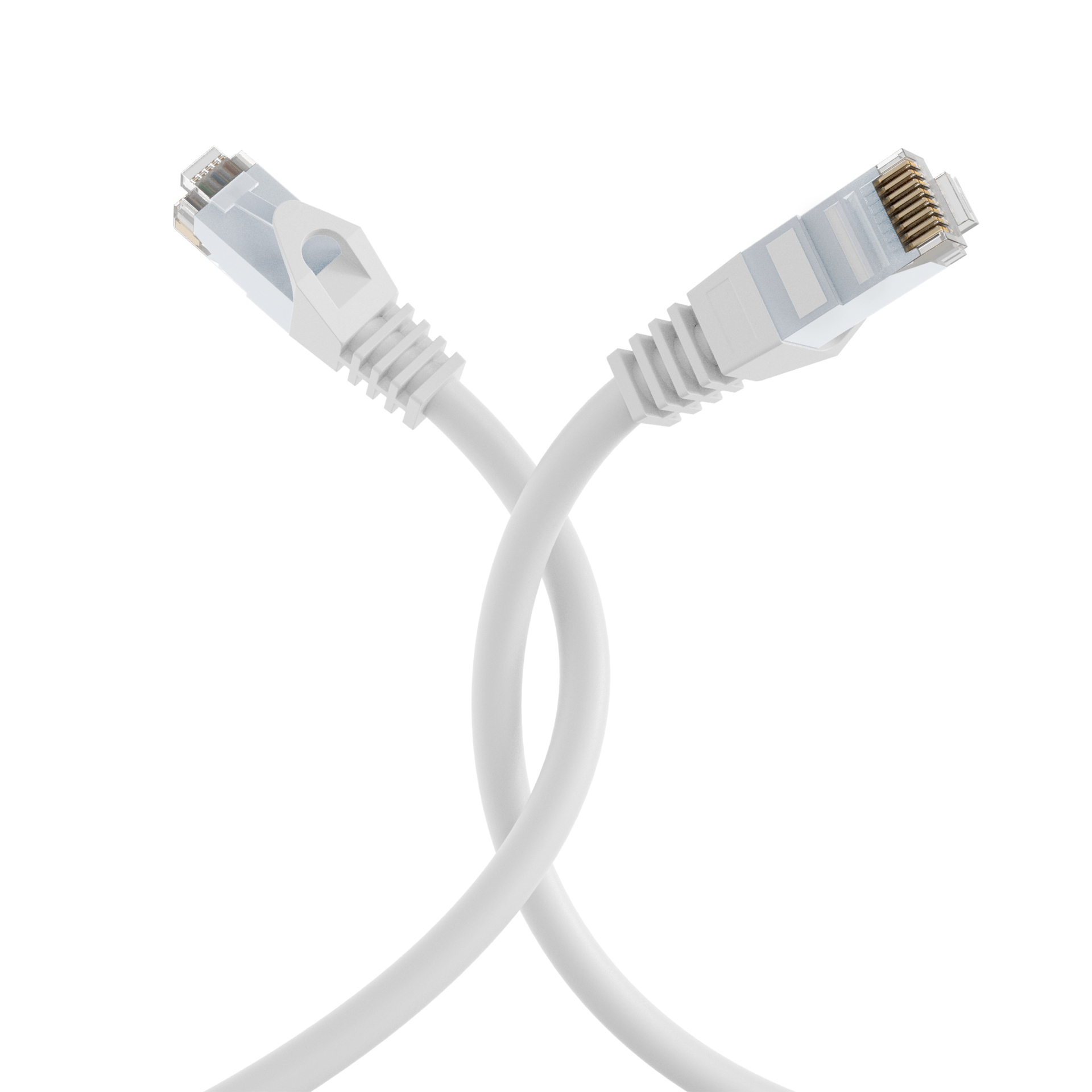 EFB-Elektronik RJ45 Patchkabel Cat.6 U/UTP LSZH CCA 0,25 m Weiß
