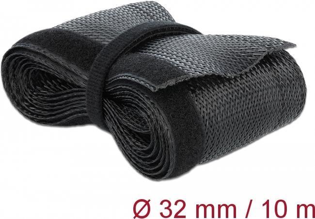 Delock Braided Sleeving with Hook-and-Loop Fastener (19059)