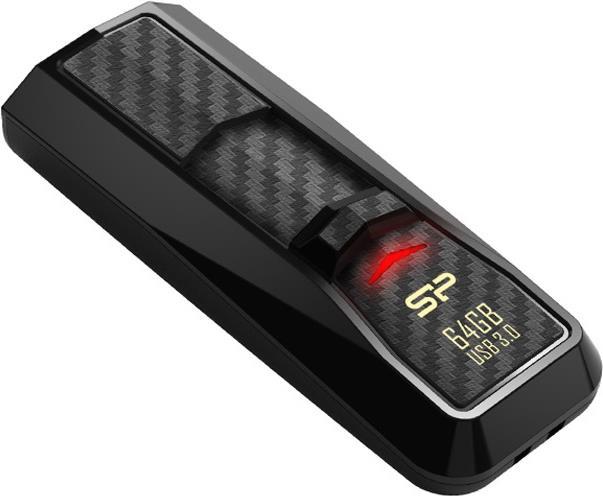 Silicon Power Blaze B50 USB-Stick 256 GB 3.0 (3.1 Gen 1) USB-Anschluss Typ A Schwarz (SP256GBUF3B50V1K)