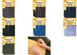 KLEIBER Flicken-Reparatur-Set, flieder zum Reparieren von Blousons, Anoraks, Schirmen, - 1 Stück (43015)