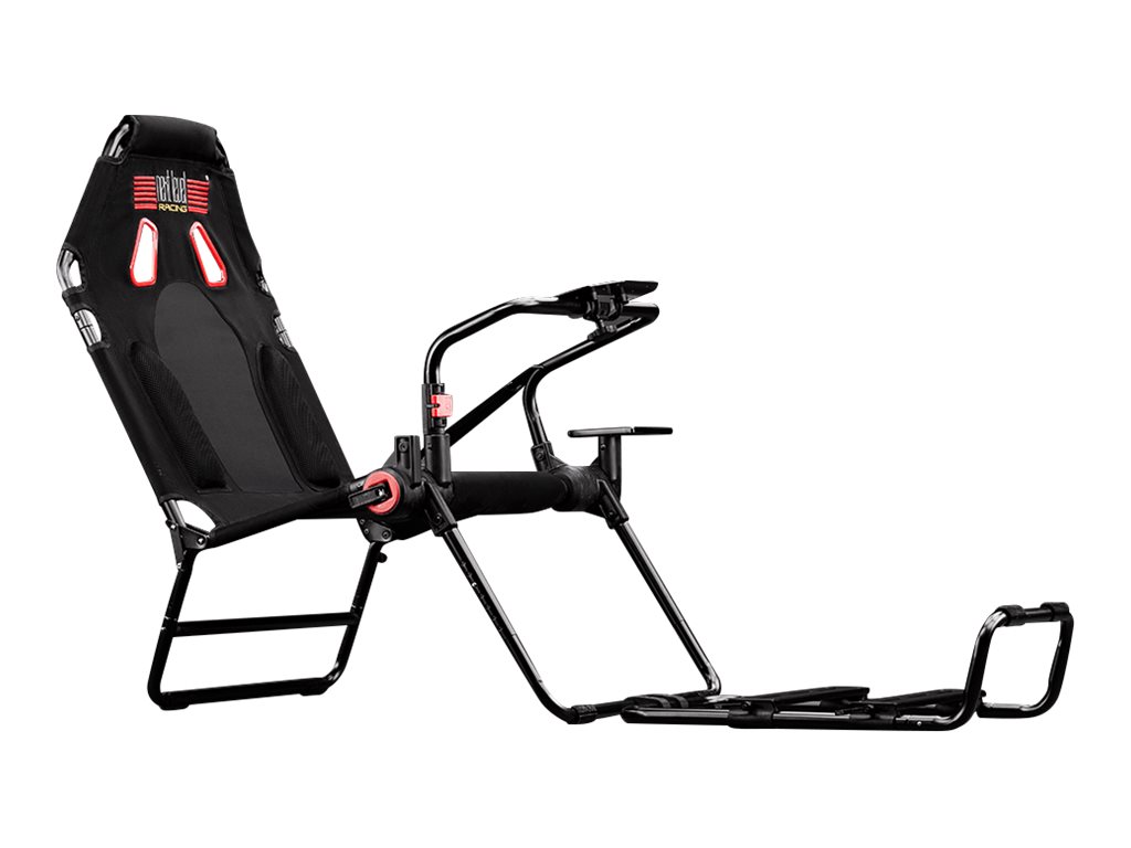 Next Level Racing GTLite Rennsimulator-Cockpit Schwarz, Rot