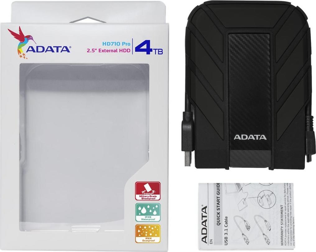 ADATA HD710 Pro 4 TB 2.5" USB 3.1 Schwarz