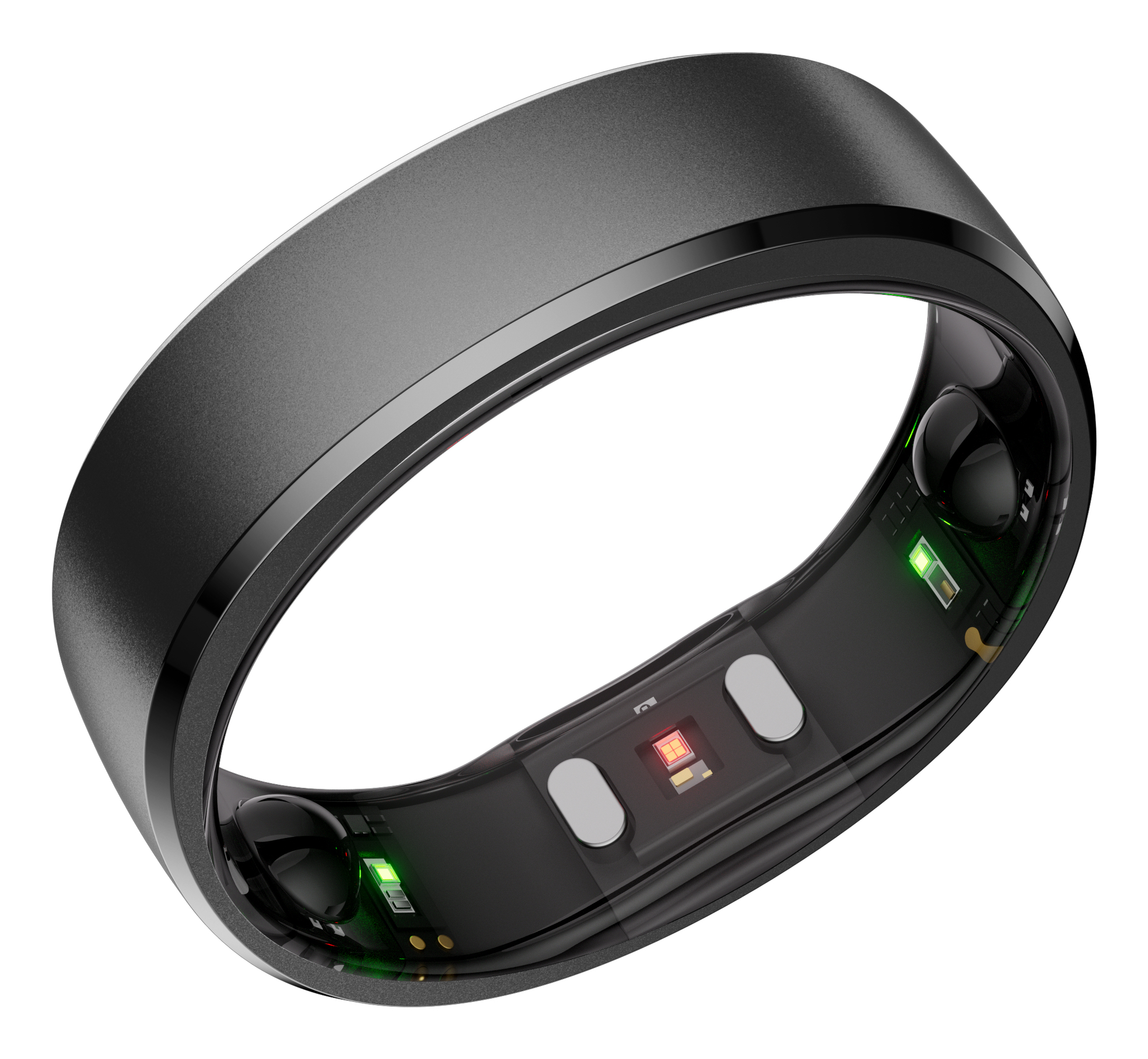 RingConn Smart Ring Gen 2 Aktivitäts-Tracker Größe 12 Schwarz