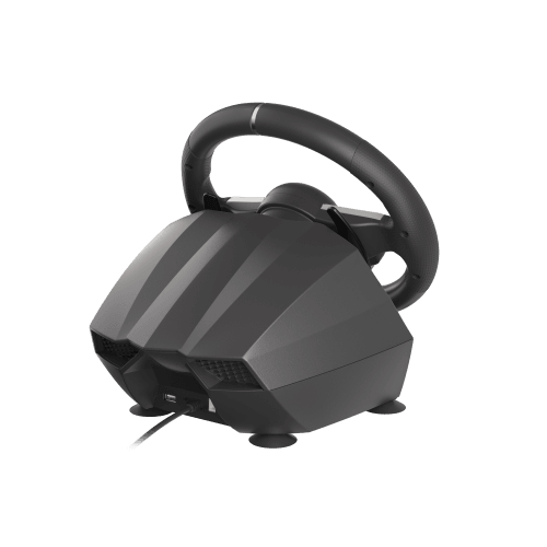 Genesis Seaborg 400 Lenkrad- und Pedale-Set Kabelgebunden USB Schwarz, Silber