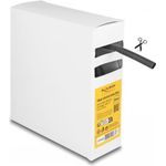 Delock Schrumpfschlauch Box, mit Innenkleber, Schrumpfungsrate 4:1, 5 m x 6 mm schwarz (19966)