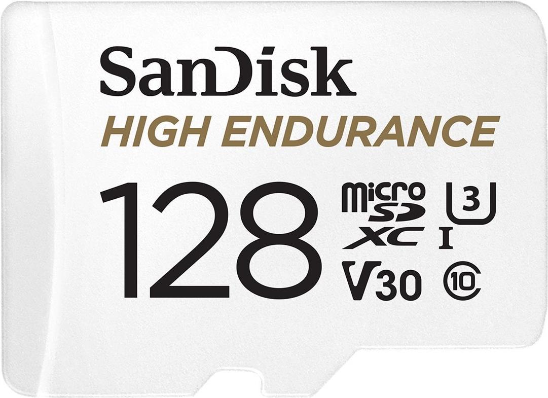 SanDisk High Endurance 128 GB microSDXC UHS-I V30 Weiß