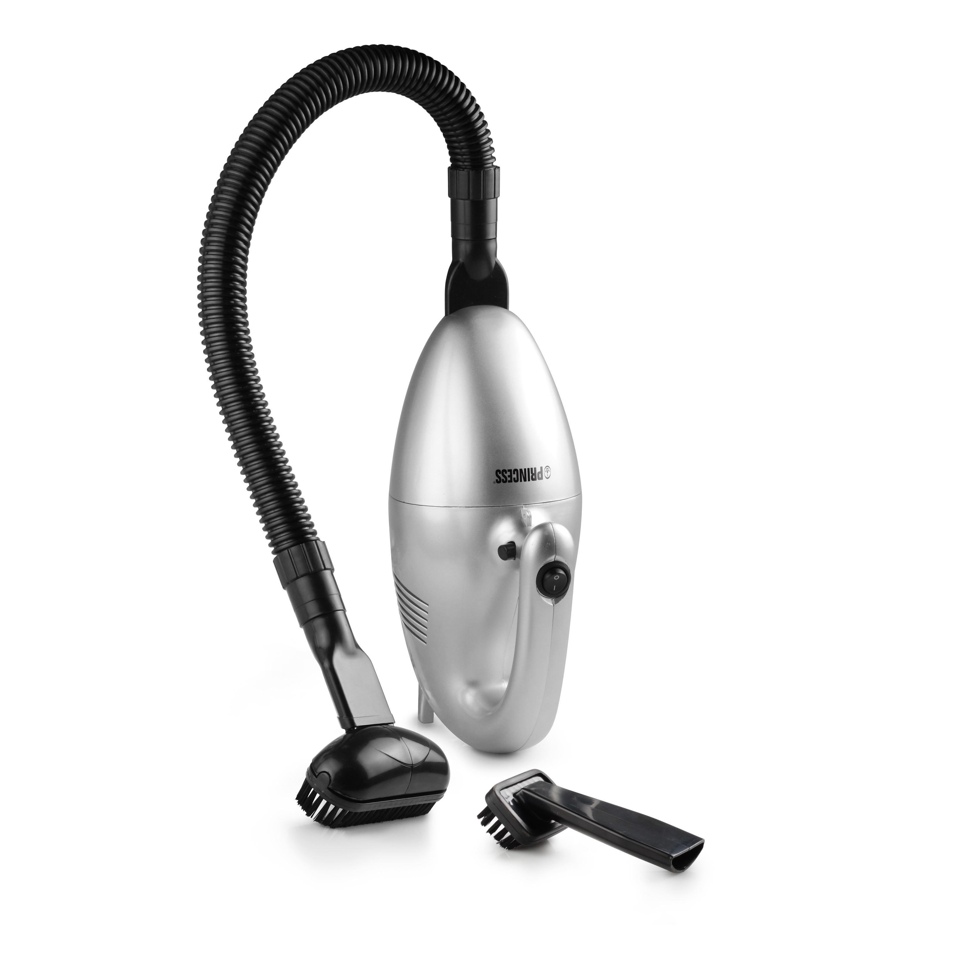 Princess Turbo Tiger Compact Handstaubsauger 700 W Schwarz, Silber