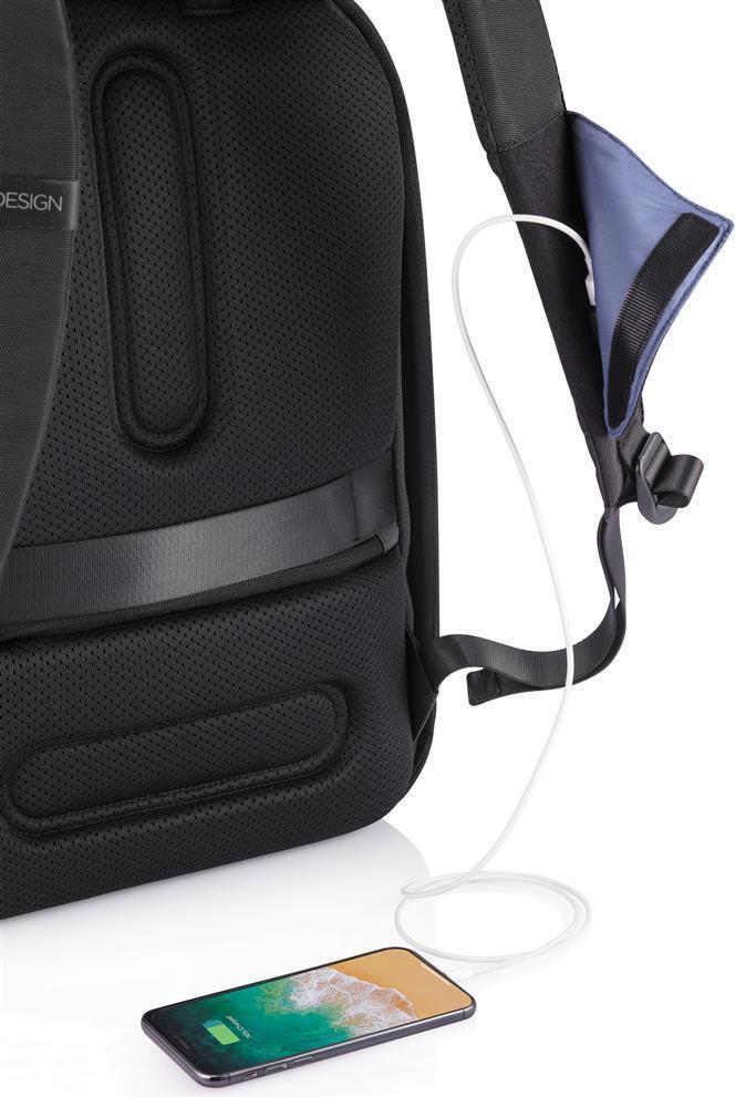 XD Design Flex Gym Bag Anti-Diebstahl Rucksack 15,6" Recycletes PET Schwarz