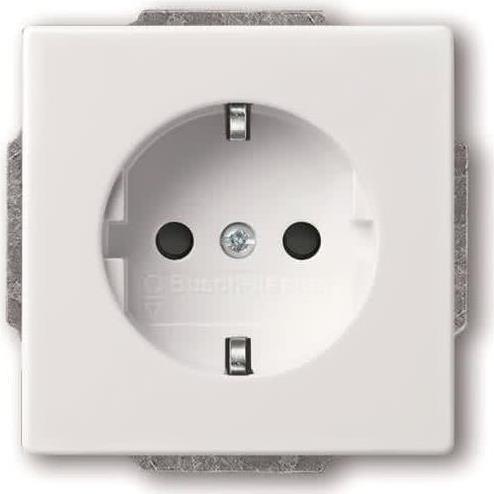 BJ 2300 EUCB-84 SCHUKO Steckdosen Einsatz studioweiß solo - 10 1 (2CKA002013A5451)