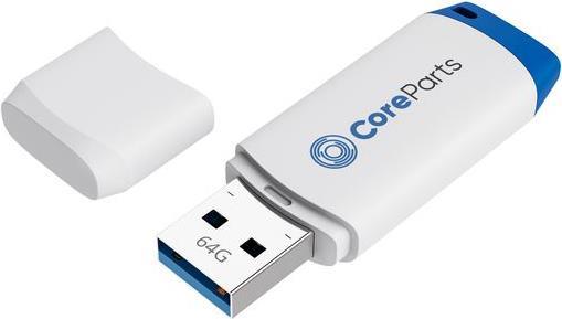 CoreParts MM-USB3.0-64GB USB-Stick USB Typ-A 3.2 Gen 1 (3.1 Gen 1) Weiß (MM-USB3.0-64GB)
