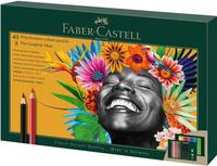 FABER-CASTELL Polychromos & Pitt Graphite Matt Malset farbsortiert, 50 St. (210054)