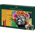 FABER-CASTELL Polychromos & Pitt Graphite Matt Malset farbsortiert, 50 St. (210054)