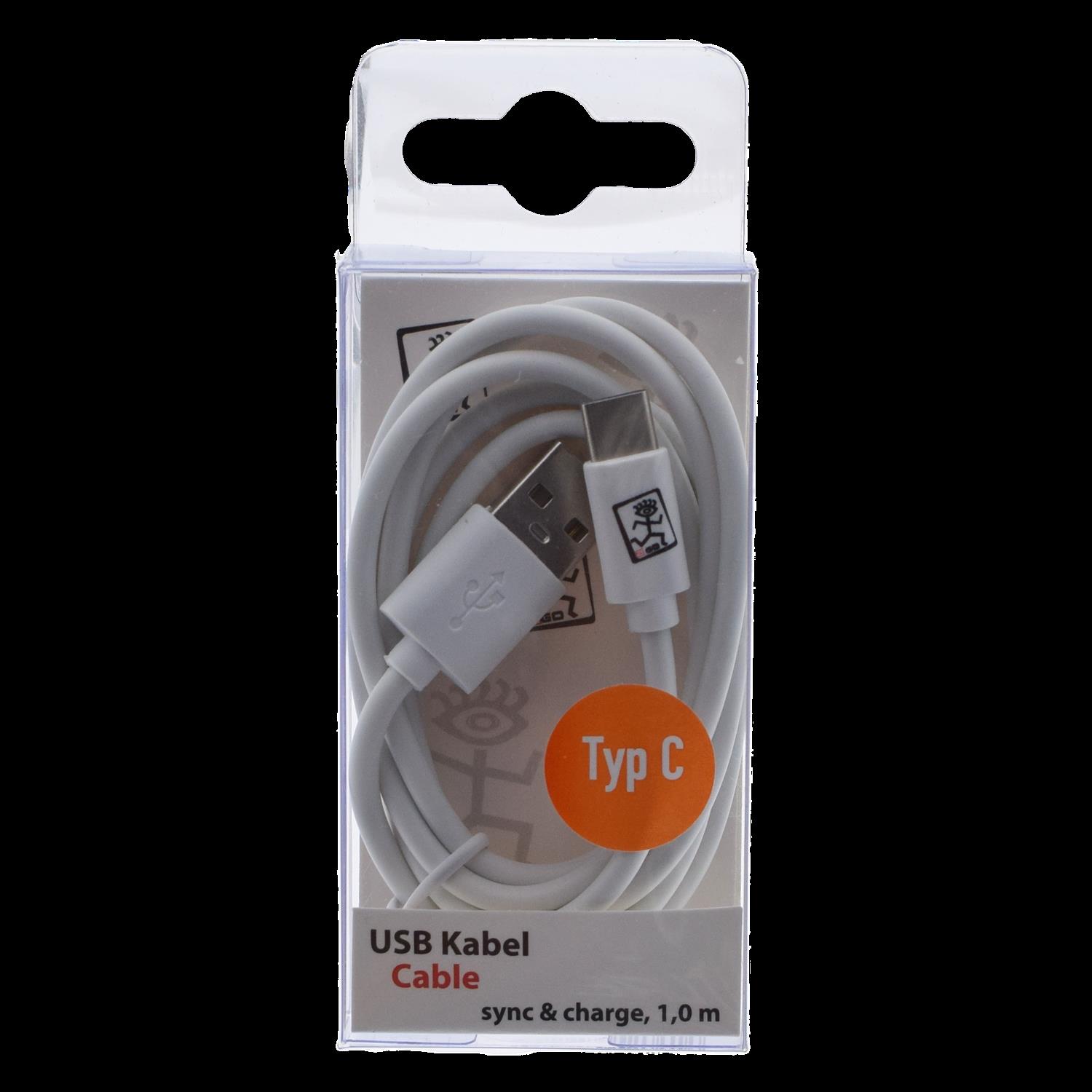 2GO 795925 USB Kabel 1 m USB 3.2 Gen 1 (3.1 Gen 1) Micro-USB B USB C Weiß (795925)