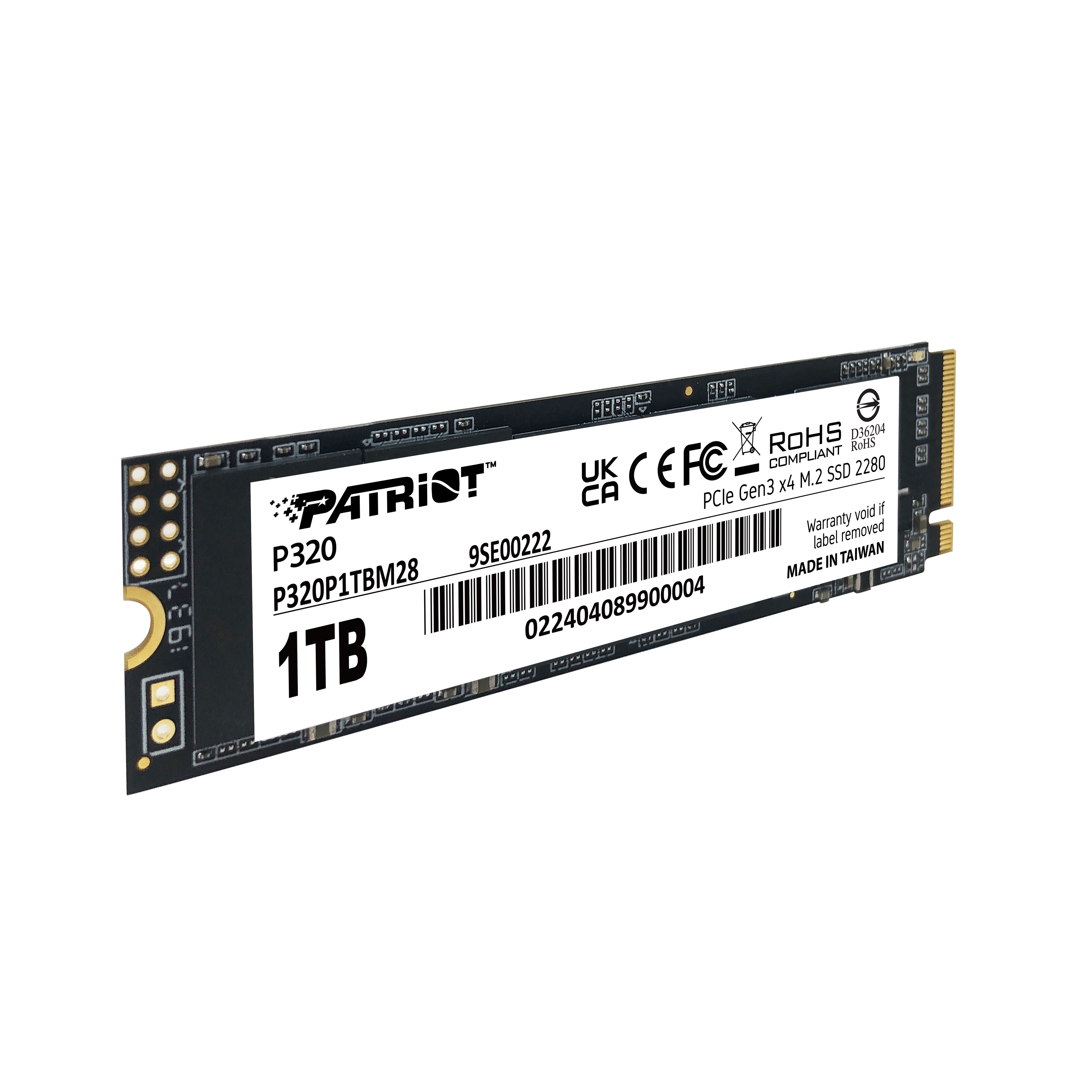Patriot Viper P320 1 TB SSD M.2 2280 NVMe PCIe 3.0 x4