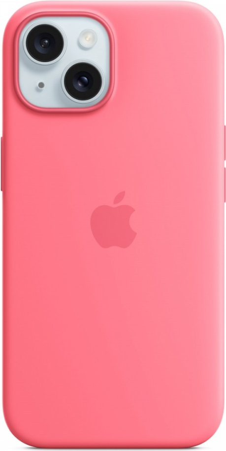 Apple iPhone 15 Sil Case MagS Pink