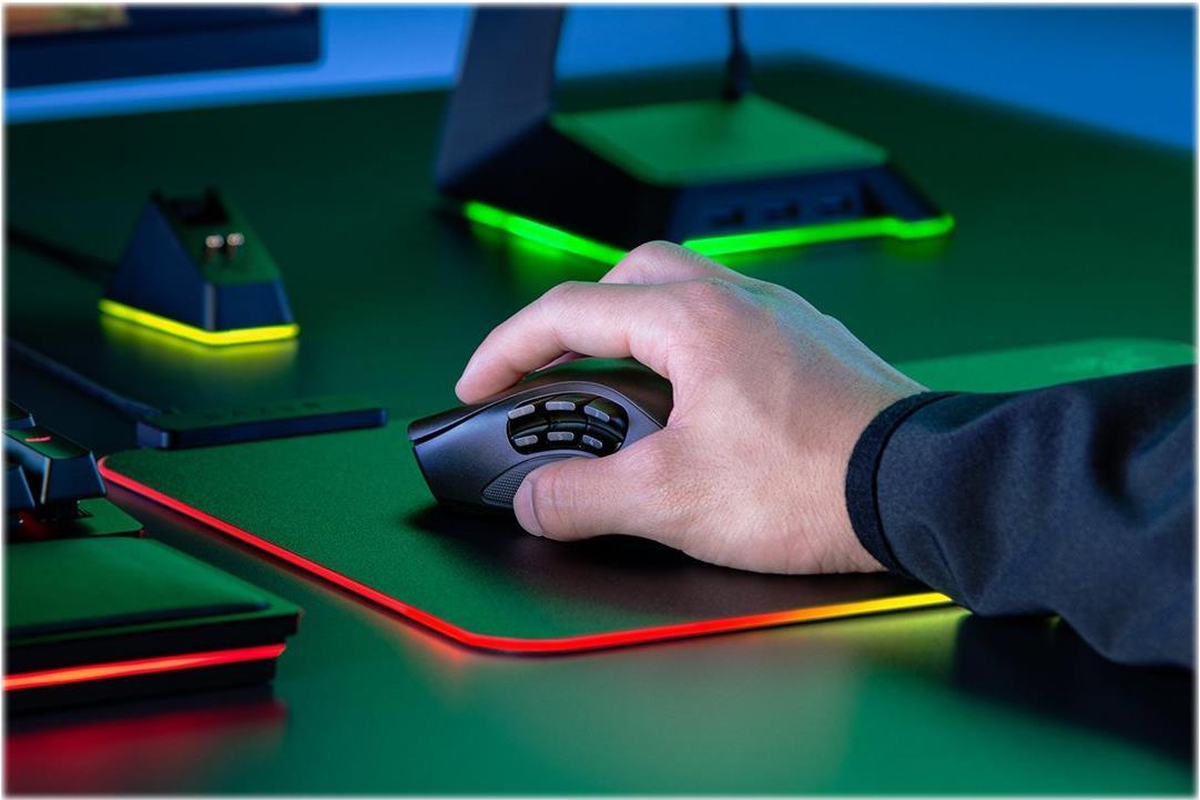 Razer Naga Pro Maus RF Wireless Optisch 20000 DPI rechts RZ01 