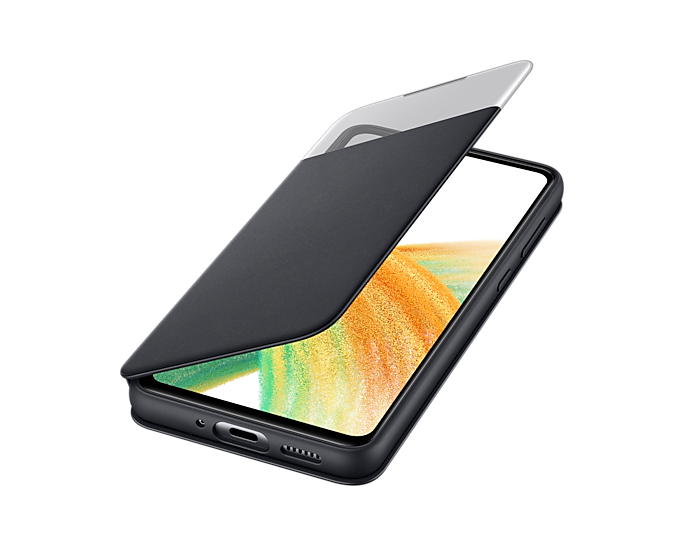 Samsung Smart S View Wallet EF-EA336 für Galaxy A33, Black (EF-EA336PBEGEW)
