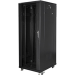 Lanberg FF01-6832-12B Rack 32U Freistehendes Gestell Schwarz (FF01-6832-12B)