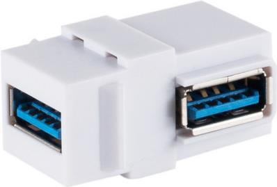 shiverpeaks ®-BASIC-S--Keystone Verbinder USB-A-Buchse 3.0, 5Gbps, Winkel (BS08-10042)