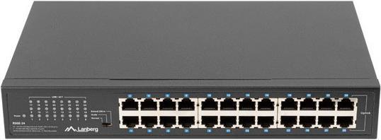 Lanberg Switch 24X 1GB Gigabit Ethernet Rack 19 (RSGE-24)