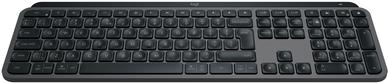 Logitech MX Keys S Tastatur RF Wireless + Bluetooth AZERTY Belgisch Graphit (920-011574)