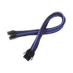 Silverstone EPS 8-Pin zu EPS/ATX 4+4-Pin Kabel, 300mm - schwarz/ (SST-PP07-EPS8BA)