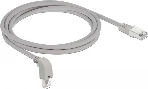 DeLOCK Patch-Kabel RJ-45 (M) nach unten gewinkelt bis RJ-45 (M) gerade (85875)