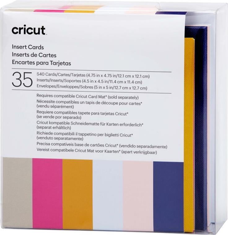 Cricut Insert Cards Sensei S40 Kartenset Tulpenblau, Puder (2009473)