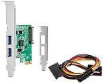 Hewlett Packard SPS-USB 3.0 SuperSpeed PCI-3 x1 card LP (608151-001)