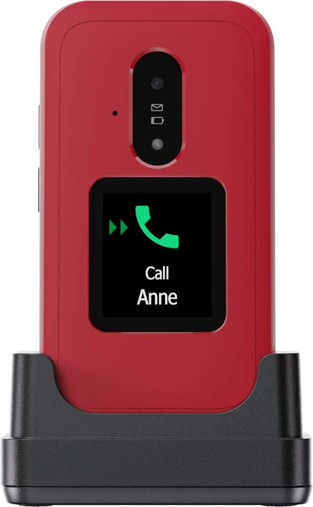 Doro Leva E30 4G Klapphandy 2,8" Single SIM Rot, Weiß