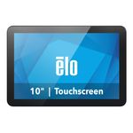 Elo 1004L, No Stand, 25,7cm (10,1''), Projected Capacitive, 10 TP, USB-C, Kit, schwarz Touchmonitor (Seitenverhältnis: 16:10), Bildschirmdiagonale: 25,7 cm (10,1''), Projected Capacitive, Multi Touch (10 Punkte), 1280x800 Pixel, VESA Mount (75x75 mm), Lautsprecher, Reaktionszeit: 30ms, Helligkeit 400cd, Blickwinkel 85°/85°(H/V), Kontrast: 800:1, Antiglare, Anschluß: micro-USB, 4x, USB-C, Mini-Displayport, HDMI, inkl.: Kabel (USB-C, HDMI), Netzteil, Netzkabel (EU, US, C13), QSG, Schutzart: IP54, Farbe: schwarz (E968703)