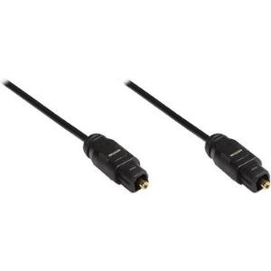 Anschlusskabel Toslink Stecker an Stecker, Ø 2,2mm, schwarz, 2m, Good Connections® (AO-4020)