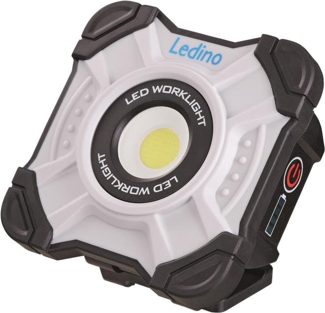 Ledino Akku-Handleuchte 1000lm Schönau10W 65K Li Akku 2.2Ah 3 Stufen (11140104001024)