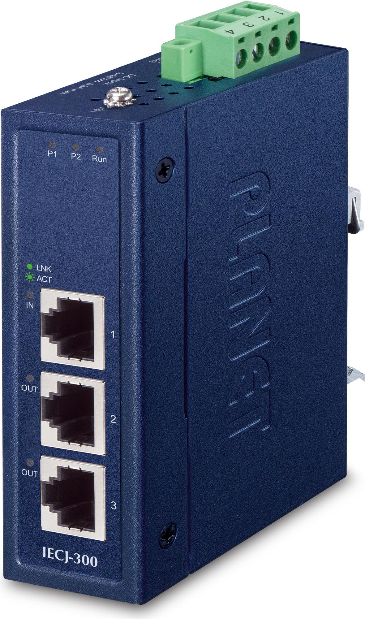 PLANET IECJ-300 Netzwerk Medienkonverter Blau (IECJ-300)